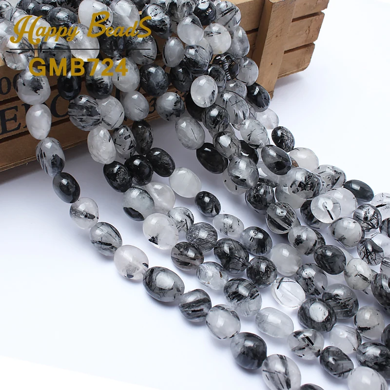 Natural Shaped Stone Black Quartz Rutilated Beads For Jewelry Making 15inches 8-10mm Irregular Natural Crystal Beads
Natural Shaped Stone Black Quartz Rutilated Beads For Jewelry Making 15inches 8-10mm Irregular Natural Crystal Beads