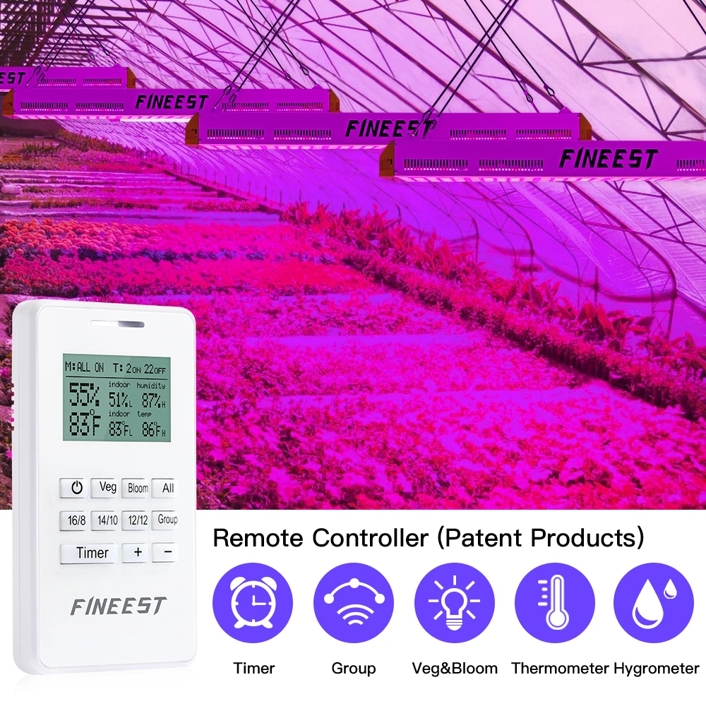 FINEEST Led Grow Light Full Spectrum 1000W/1500W/2000W/3000W Remote Control reflector led chip for indoor plants timer veg bloom
FINEEST Led Grow Light Full Spectrum 1000W/1500W/2000W/3000W Remote Control reflector led chip for indoor plants timer veg bloom