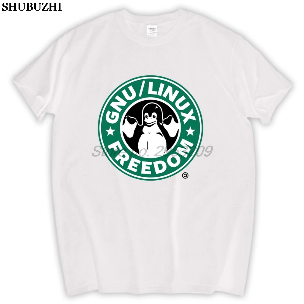 GNU LINUX FREEDOM COFFEE PENGUINE T-shirt Cotton Men T shirt New Design High Quality
GNU LINUX FREEDOM COFFEE PENGUINE T-shirt Cotton Men T shirt New Design High Quality