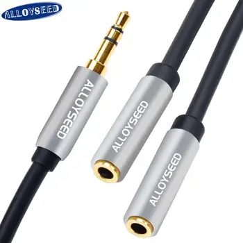 3.5mm Stereo Audio Cable Male to 2 Female Gold Plated (plug) PVC shell Cable Adapter for mobile phone /tablet PC 33cm
3.5mm Stereo Audio Cable Male to 2 Female Gold Plated (plug) PVC shell Cable Adapter for mobile phone /tablet PC 33cm
