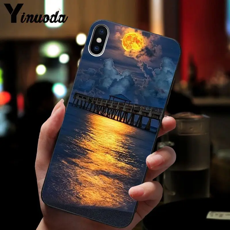 Starry sky moon