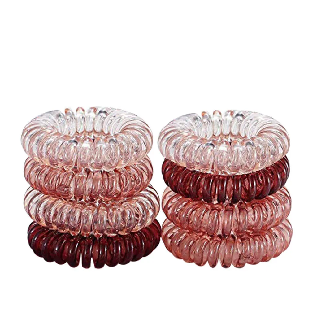 8 PCS Multicolor Elastic Hair Bands Spiral Shape Ponytail Hair Ties Rubber Band Hair Rope Telephone Wire Hair Accessories #H
8 PCS Multicolor Elastic Hair Bands Spiral Shape Ponytail Hair Ties Rubber Band Hair Rope Telephone Wire Hair Accessories #H