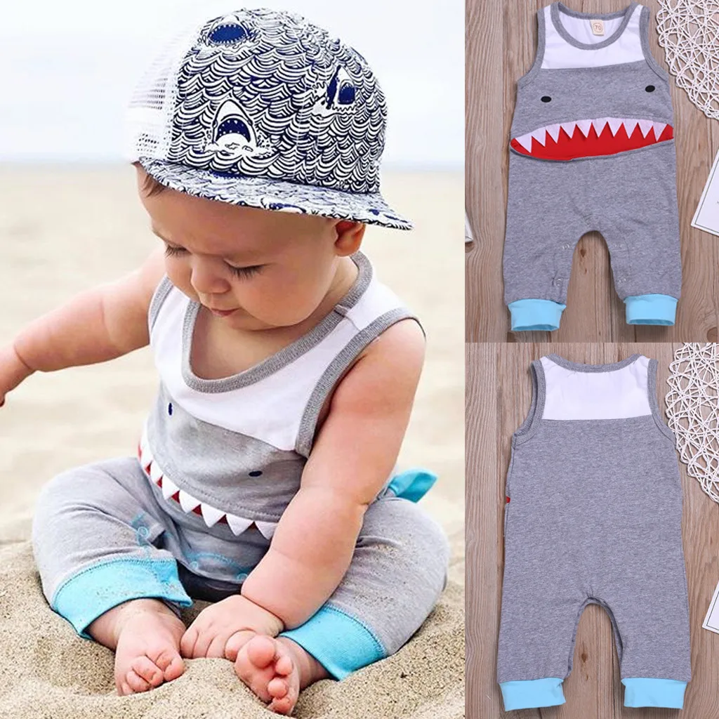 Toddler Baby Boys 3D Shark Romper Jumpsuit Outfits Clothes Playsuit jongens kleding newborn clothes Onesies kinder kleider
Toddler Baby Boys 3D Shark Romper Jumpsuit Outfits Clothes Playsuit jongens kleding newborn clothes Onesies kinder kleider