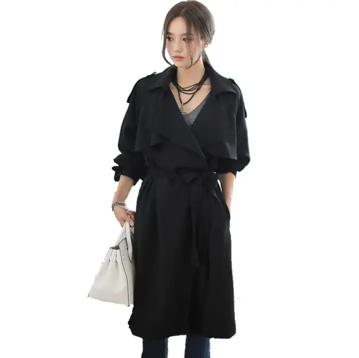 European spring loose ladies trench coat for women long sleeves coats casaco feminino female overcoat woman jaqueta feminina
European spring loose ladies trench coat for women long sleeves coats casaco feminino female overcoat woman jaqueta feminina