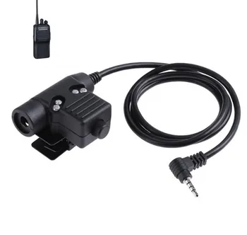 3.5MM U94 Tactical Headphone Connector for YAESU FT-10R FT-40R FT-50R FT-60R FT-250R VX-10 walkie talkie
3.5MM U94 Tactical Headphone Connector for YAESU FT-10R FT-40R FT-50R FT-60R FT-250R VX-10 walkie talkie