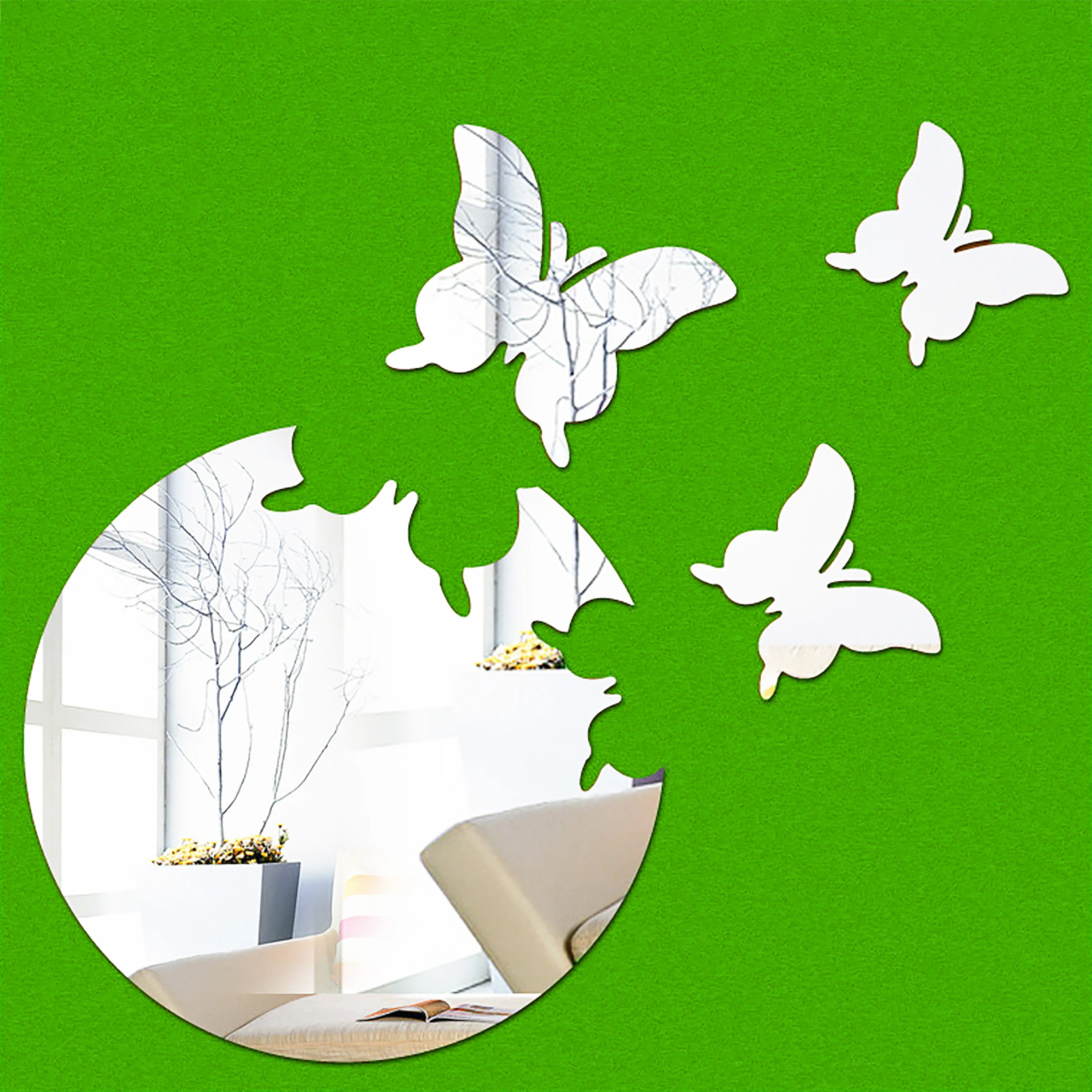 Home Decor Large Butterfly 3D Acrylic Mirror Surface Wall Stickers Art Wall Stickers Living Room Mirrored Sticker
Home Decor Large Butterfly 3D Acrylic Mirror Surface Wall Stickers Art Wall Stickers Living Room Mirrored Sticker