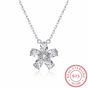 Fine Jewelry Made With Swarovski Crystal Plum Blossom Flower Real S925 Sterling Silver Necklace For Women Gift Hot Sell
Fine Jewelry Made With Swarovski Crystal Plum Blossom Flower Real S925 Sterling Silver Necklace For Women Gift Hot Sell
