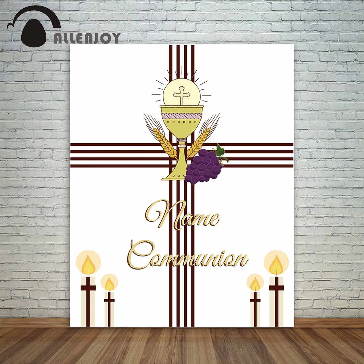 Allenjoy baptism or comunion backdrop cross and Purple grapes background photocall photo booth photography studio funds
Allenjoy baptism or comunion backdrop cross and Purple grapes background photocall photo booth photography studio funds