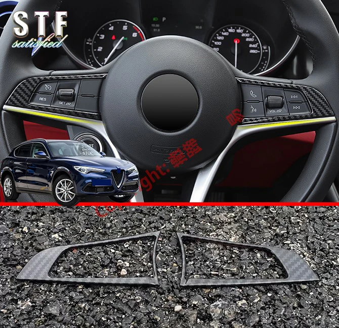 Carbon Fiber Style Interior Steering Wheel Trim Cover For Alfa Romeo Stelvio 2017 2018 2019 Car Accessories Stickers W4
Carbon Fiber Style Interior Steering Wheel Trim Cover For Alfa Romeo Stelvio 2017 2018 2019 Car Accessories Stickers W4