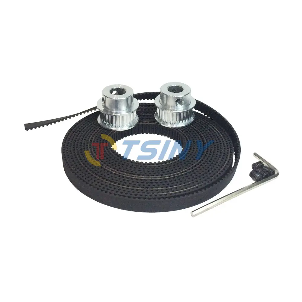 3D Printer HTD 2GT Open Ended Timing Belt 3 Meters Belt Width 6mm and 2pcs 36 Teeth GT2 Timing Pulley Bore 5mm 8mm Pitch 2mm
3D Printer HTD 2GT Open Ended Timing Belt 3 Meters Belt Width 6mm and 2pcs 36 Teeth GT2 Timing Pulley Bore 5mm 8mm Pitch 2mm