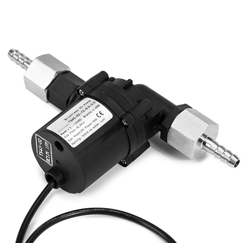 12V DC Brewing Pump Homebrew Beer Circulation Brushless Pumps + Plug + Coupler Water Pump Home Wine Beer Brew Tools