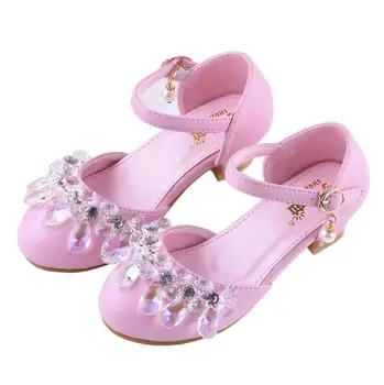 Baby Girls Children's Diamond Beads Shoes Enfants Wedding Princess Kids High Heels Dress Party Shoes Girl Silvers
Baby Girls Children's Diamond Beads Shoes Enfants Wedding Princess Kids High Heels Dress Party Shoes Girl Silvers