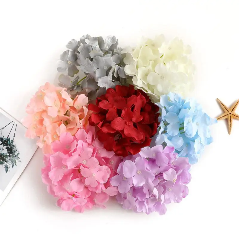 5pcs 15cm Silk Hydrangea Handmade Artificial Flower Heads Wedding Party Home Decoration DIY Wreath Craft Hydrangea for Garden
5pcs 15cm Silk Hydrangea Handmade Artificial Flower Heads Wedding Party Home Decoration DIY Wreath Craft Hydrangea for Garden