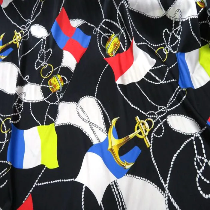 140cm Width 19mm Multicolor Flags Chains Black Mulberry Silk Stretch Satin Fabric for Woman Summer Dress Blouse Sewing-BF039
140cm Width 19mm Multicolor Flags Chains Black Mulberry Silk Stretch Satin Fabric for Woman Summer Dress Blouse Sewing-BF039