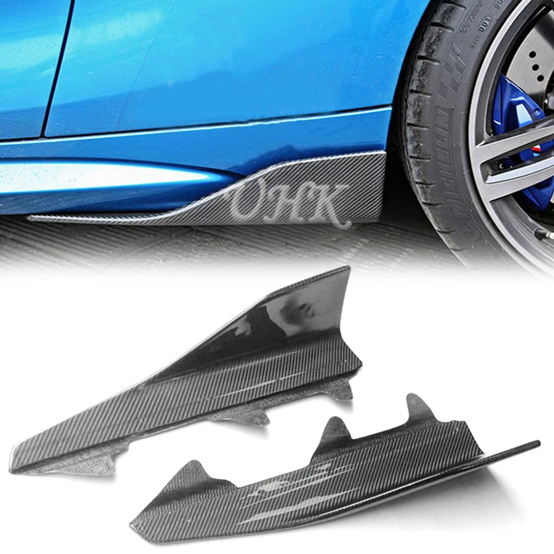 UHK Carbon Fiber Side Skirts Apron Splitters For BMW M2 f87 M Performance Coupe Car Styling 2016 2017 Accessories
UHK Carbon Fiber Side Skirts Apron Splitters For BMW M2 f87 M Performance Coupe Car Styling 2016 2017 Accessories
