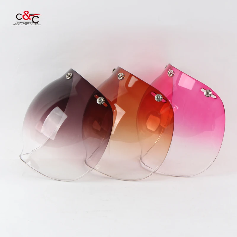 3-snap open face helmet visor vintage motorcycle helmet bubble shield visor Can be used with TORC THH TT&CO helmet
3-snap open face helmet visor vintage motorcycle helmet bubble shield visor Can be used with TORC THH TT&CO helmet