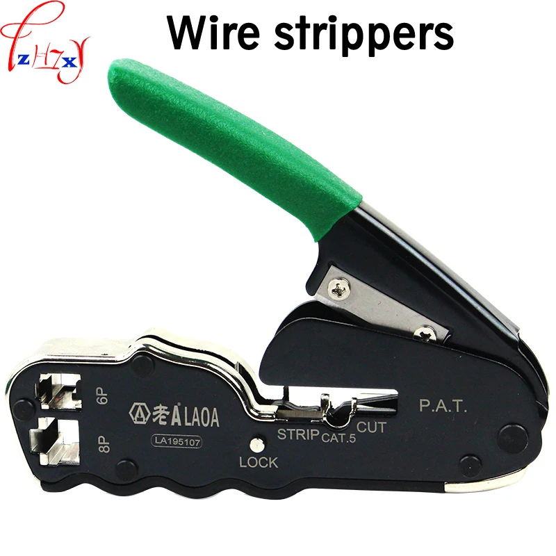 Light and effortless multi-function network pliers 6P / 8P handheld portable network compression pliers wire stripper tool 1pc
Light and effortless multi-function network pliers 6P / 8P handheld portable network compression pliers wire stripper tool 1pc
