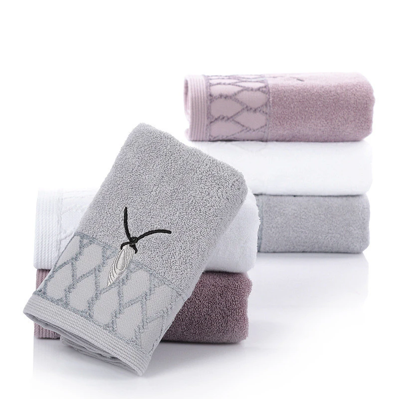 34x75cm 100% Cotton Bullet Thicken Embroidered Jacquard Towel Face Towel Absorbent Bathroom Hand Towel For Adult
34x75cm 100% Cotton Bullet Thicken Embroidered Jacquard Towel Face Towel Absorbent Bathroom Hand Towel For Adult