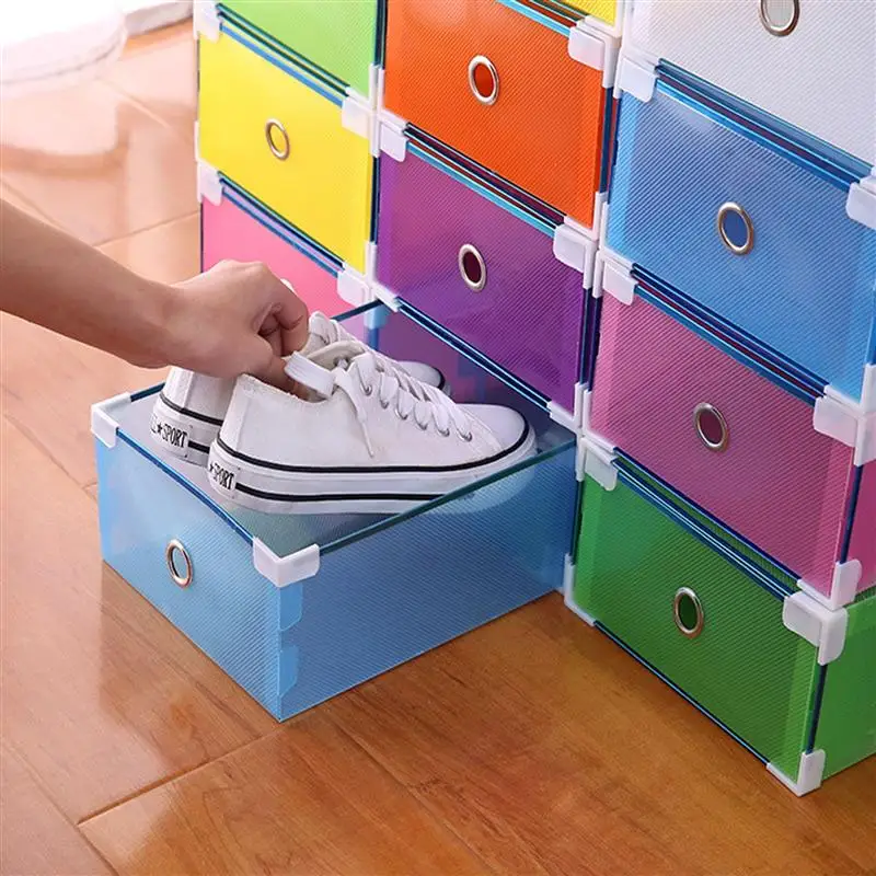 Colorful Shoes Box Transparent Plastic Drawer Type Shoes Storage Case Home Office Table Storage Box For Women Girls
Colorful Shoes Box Transparent Plastic Drawer Type Shoes Storage Case Home Office Table Storage Box For Women Girls