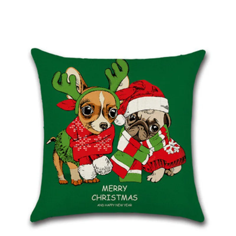 SBB christmas special series linen cotton Cushion cover lovely dog Elk Pillow case christmas decorations for home Warm family
SBB christmas special series linen cotton Cushion cover lovely dog Elk Pillow case christmas decorations for home Warm family