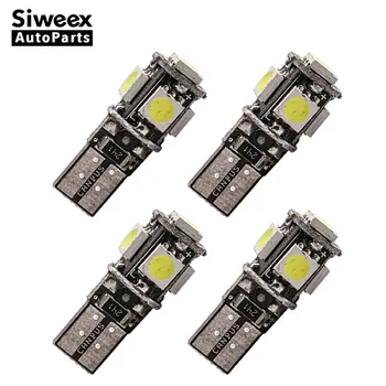 4X W5W T10 Car LED Bulbs 5050 5 SMD CANBUS Auto Wedge Tail Side License Plate Light Trunk Reading Clearance Lamp White DC 12V
4X W5W T10 Car LED Bulbs 5050 5 SMD CANBUS Auto Wedge Tail Side License Plate Light Trunk Reading Clearance Lamp White DC 12V