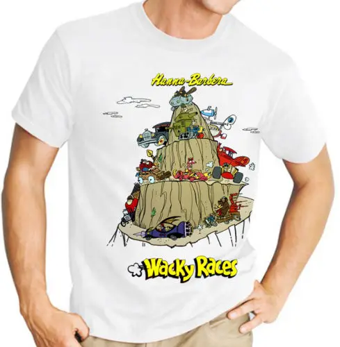 Hanna Barbera Wacky Races Classic Kids TV Men's T ShirtShort Sleeves Cotton Tops Shirts Men Casual T-shirt
Hanna Barbera Wacky Races Classic Kids TV Men's T ShirtShort Sleeves Cotton Tops Shirts Men Casual T-shirt