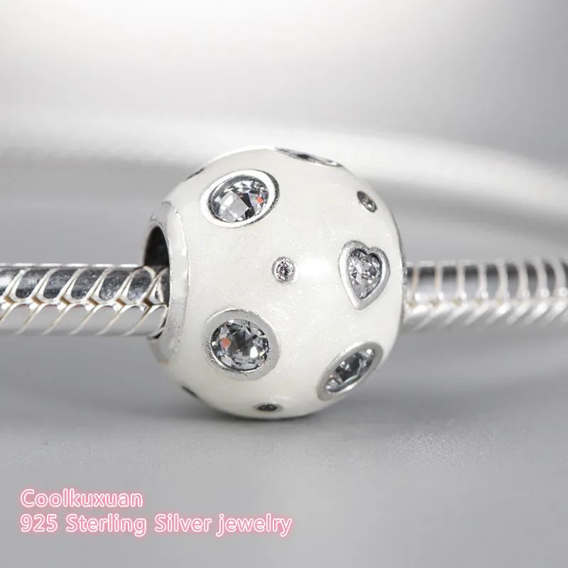 Spring 100% Authentic 925 Sterling Silver Pearlescent White Dreams Charm Bead Fit Pandora Charms Bracelet Jewelry Making
Spring 100% Authentic 925 Sterling Silver Pearlescent White Dreams Charm Bead Fit Pandora Charms Bracelet Jewelry Making