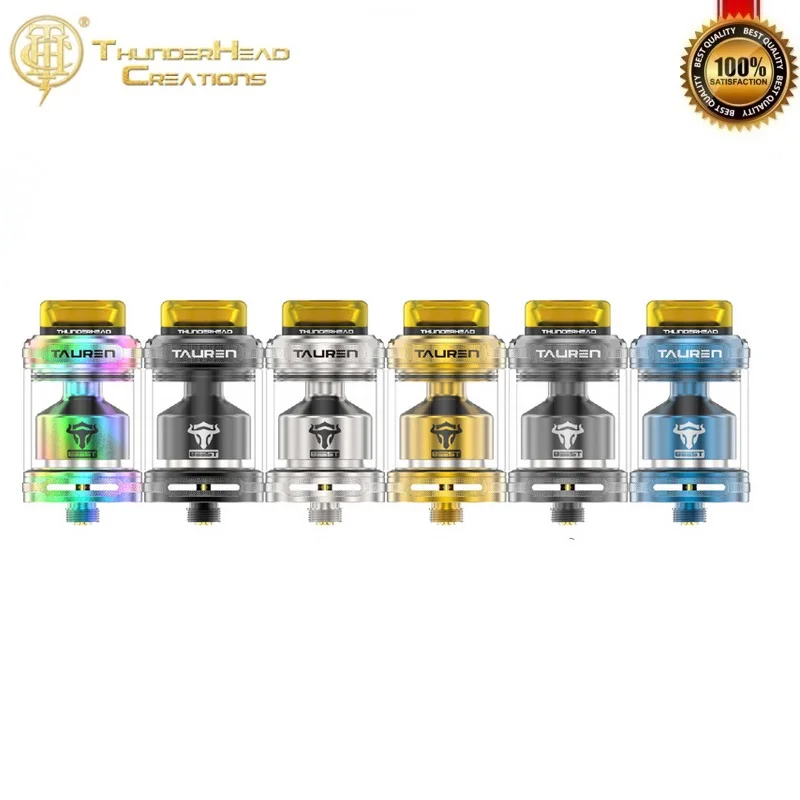 Original ThunderHead Creations Tauren Beest Vape Tank 24mm RTA 2ml 4.5ml Atomizer Single/Dual Coil Vaporizer VS Hellvape Rebirth
Original ThunderHead Creations Tauren Beest Vape Tank 24mm RTA 2ml 4.5ml Atomizer Single/Dual Coil Vaporizer VS Hellvape Rebirth