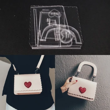 1set DIY Acrylic Leather Template Home Handwork Leathercraft Sewing Pattern Tools Accessory Shoulder Bag 140x190x60mm
1set DIY Acrylic Leather Template Home Handwork Leathercraft Sewing Pattern Tools Accessory Shoulder Bag 140x190x60mm