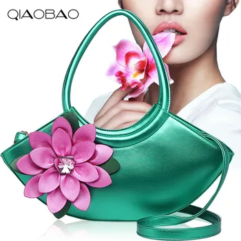 QIAOBAO 2020 New Messenger bag flowers package diamond single shoulder hand tide package Half Moon bag Quality Leather Bag
QIAOBAO 2020 New Messenger bag flowers package diamond single shoulder hand tide package Half Moon bag Quality Leather Bag