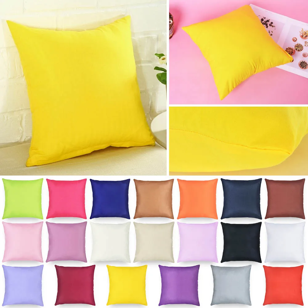 Candy Solid Color Pillowcase Decorative Sofa Car Cushion Cover 40x40cm Throw Pillow Case
Candy Solid Color Pillowcase Decorative Sofa Car Cushion Cover 40x40cm Throw Pillow Case