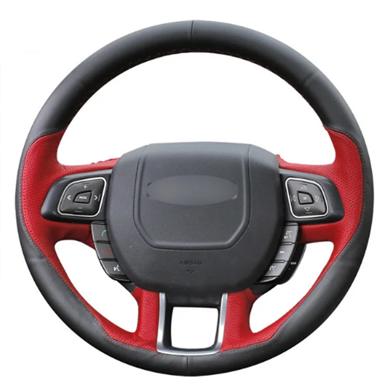 Top Leather Steering Wheel Hand-stitch on Wrap Cover For Land Rover Range Rover Evoque 2012-2016
Top Leather Steering Wheel Hand-stitch on Wrap Cover For Land Rover Range Rover Evoque 2012-2016