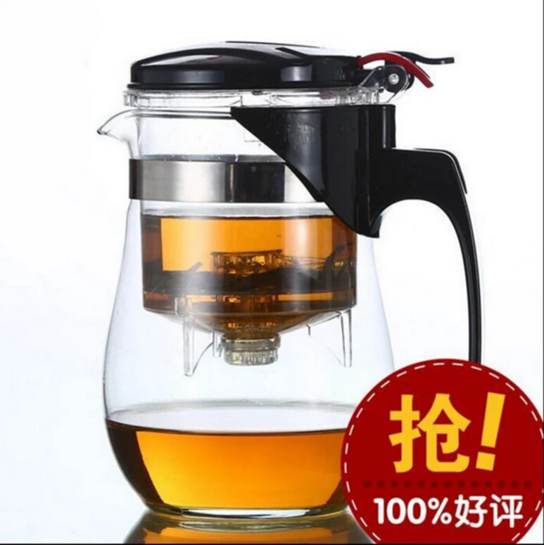 Heat Resistant glass tea kettles pot kung fu Tea Set chinese tea Puer Kettle Teapot Convenient Office oolongTea set 1pcs
Heat Resistant glass tea kettles pot kung fu Tea Set chinese tea Puer Kettle Teapot Convenient Office oolongTea set 1pcs