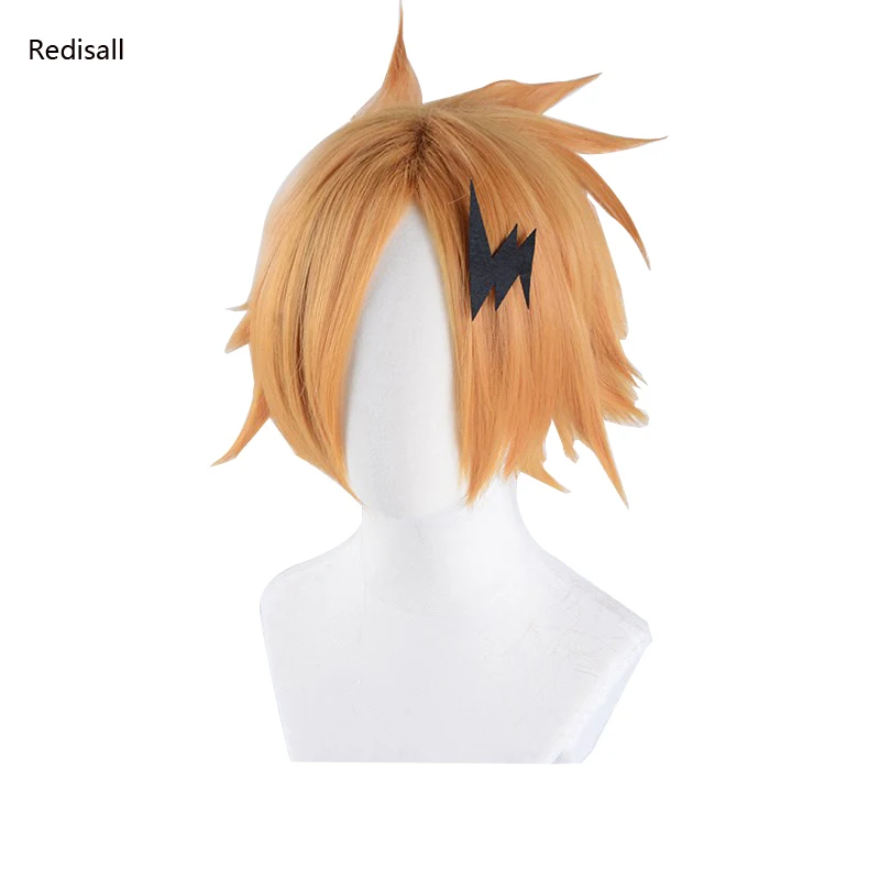 Boku no Hero academic Kaminari Denki короткий парик косплей Хэллоуин мой герой академические