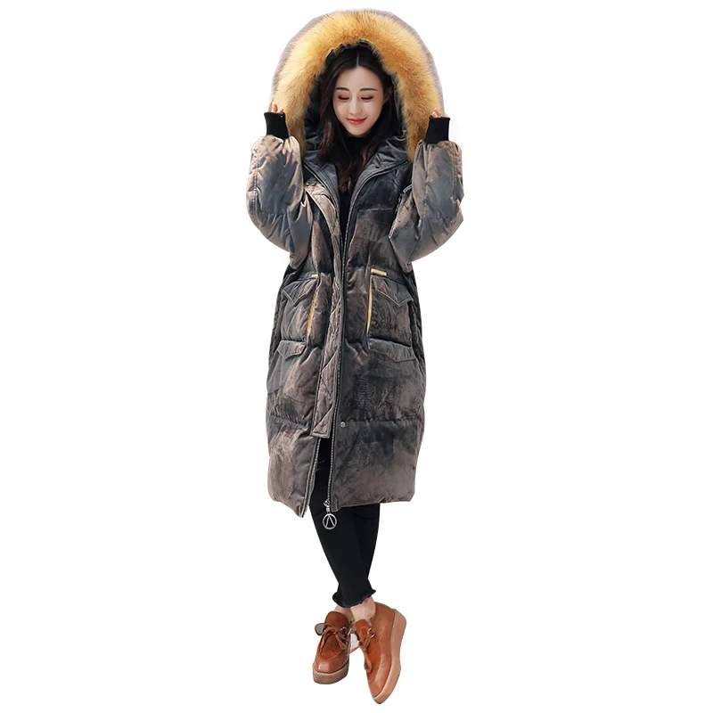 Ms high quality white duck down jacket women's 2018 winter long hooded down jacket coat women thicken warm down jacket plus size
Ms high quality white duck down jacket women's 2018 winter long hooded down jacket coat women thicken warm down jacket plus size