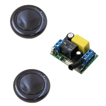 AC 220V 1CH 1 CH Wireless Relay Remote Control Switch Wireless Remote Switch System 10A Receiver + 2Pcs Black Transmitter
AC 220V 1CH 1 CH Wireless Relay Remote Control Switch Wireless Remote Switch System 10A Receiver + 2Pcs Black Transmitter