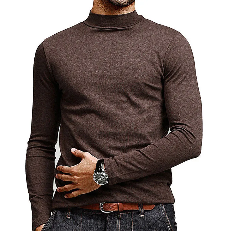 5 Colors Men T Shirt Plus Size Long Sleeve High Flexibility Turtleneck Slim Fit Cotton Sport Basic Tees
5 Colors Men T Shirt Plus Size Long Sleeve High Flexibility Turtleneck Slim Fit Cotton Sport Basic Tees