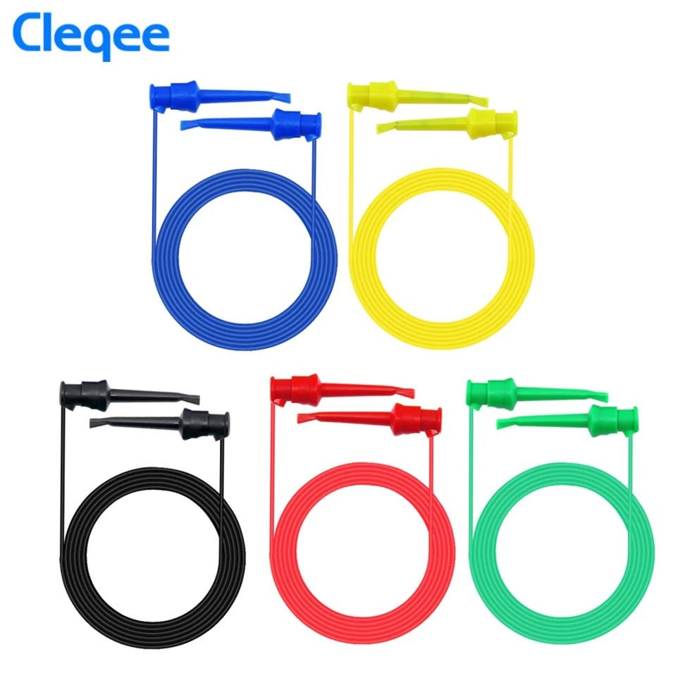 Cleqee P1520 5 шт. мультиметр электрический тестирование ing двойной SMD IC тестовый крючок свинцовый силиконовый кабель 50 см 5 цветов
Cleqee P1520 5 шт. мультиметр электрический тестирование ing двойной SMD IC тестовый крючок свинцовый силиконовый кабель 50 см 5 цветов
