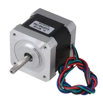 Silver 42mm Bipolar SL42STH40-1704A Stepping Motor DC12V 1.7A Two-Phase Stepper Motors with 4-lead Cable
Silver 42mm Bipolar SL42STH40-1704A Stepping Motor DC12V 1.7A Two-Phase Stepper Motors with 4-lead Cable