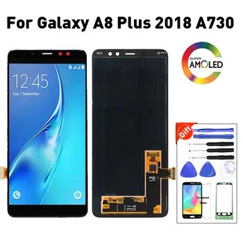 Original Super Amoled LCD Screen for Samsung Galaxy A8 Plus 2018 A730 A730F A730X LCD Display Touch Digitizer Top Quality
Original Super Amoled LCD Screen for Samsung Galaxy A8 Plus 2018 A730 A730F A730X LCD Display Touch Digitizer Top Quality
