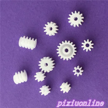 11pcs K002Y Plastic 9 Motor Axis Gear Set 2 Worm Gear Wear-resisting DIY Toy Car Parts High Quality On Sale
11pcs K002Y Plastic 9 Motor Axis Gear Set 2 Worm Gear Wear-resisting DIY Toy Car Parts High Quality On Sale