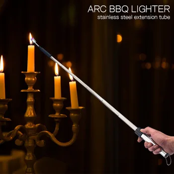 BBQ Candle Ignition Guns Electric Pulsed Arc Lighter Flameless Windproof Safe Scalable Kitchen Rechargeable Ignition Lighters
BBQ Candle Ignition Guns Electric Pulsed Arc Lighter Flameless Windproof Safe Scalable Kitchen Rechargeable Ignition Lighters