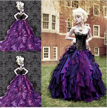New The Little Mermaid Dress Sea Witch Ursula Princess Dress Cosplay Purple Costume Custom Made Free shipping
New The Little Mermaid Dress Sea Witch Ursula Princess Dress Cosplay Purple Costume Custom Made Free shipping