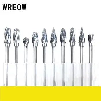 10pcs 3x6mm Tungsten Steel Burr Set Single Cut Rotary Cutter File Milling Carving Bit Engraving Tool Grinder Abrasive Tools
10pcs 3x6mm Tungsten Steel Burr Set Single Cut Rotary Cutter File Milling Carving Bit Engraving Tool Grinder Abrasive Tools