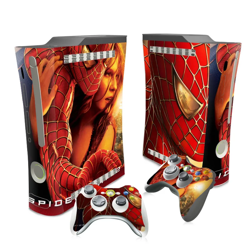 Spider-man Vinyl Skin Sticker for Microsoft Xbox 360 Fat Console and Controller Skins Stickers for video game
Spider-man Vinyl Skin Sticker for Microsoft Xbox 360 Fat Console and Controller Skins Stickers for video game