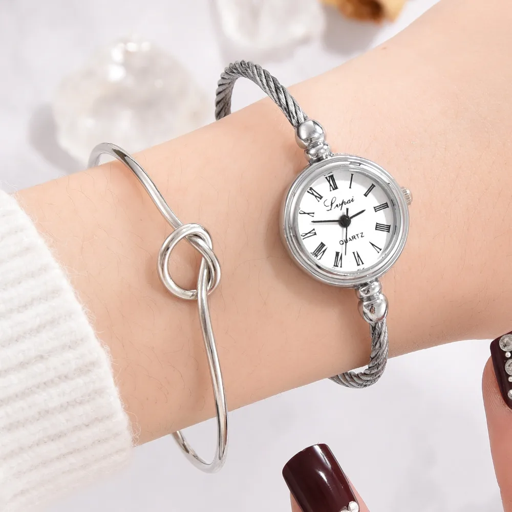 Lvpai Brand Bracelet Watch Set Luxury Women Silver Bangle & Bracelet Quartz Wrist Watch Fashion Creative Dress Clock Gift
Lvpai Brand Bracelet Watch Set Luxury Women Silver Bangle & Bracelet Quartz Wrist Watch Fashion Creative Dress Clock Gift
