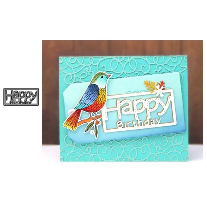 Happy letter Metal Cutting Dies Stencils For DIY Scrapbooking Album Paper Card Decorative Craft Embossing Die New 2019
Happy letter Metal Cutting Dies Stencils For DIY Scrapbooking Album Paper Card Decorative Craft Embossing Die New 2019