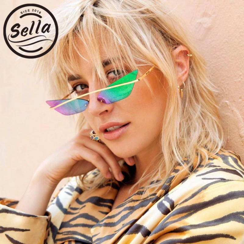 Sella Hot Sale Retro Fashion Women Rimless Cateye Sunglasses European Style Rimless Small Frame Tint Mirror Lens Sun Glasses
Sella Hot Sale Retro Fashion Women Rimless Cateye Sunglasses European Style Rimless Small Frame Tint Mirror Lens Sun Glasses