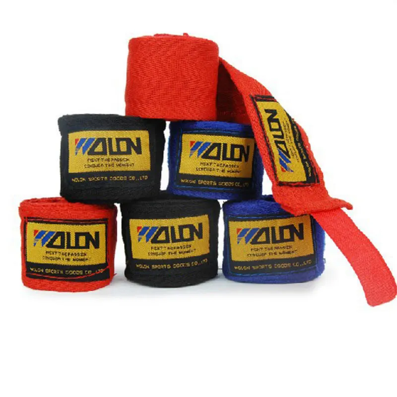 2PCS Boxing Bandage Pure Cotton Elastoplast Length 2.5m Width 5cm Elastic Sports Strap Sports Safety Wraps Boxer Hand Gloves
2PCS Boxing Bandage Pure Cotton Elastoplast Length 2.5m Width 5cm Elastic Sports Strap Sports Safety Wraps Boxer Hand Gloves
