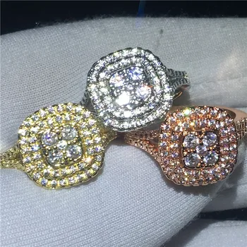 3 colors Statement Promise ring 925 Sterling silver AAAA cz Party Wedding Band Rings for women Bridal Engagement Finger Jewelry
3 colors Statement Promise ring 925 Sterling silver AAAA cz Party Wedding Band Rings for women Bridal Engagement Finger Jewelry